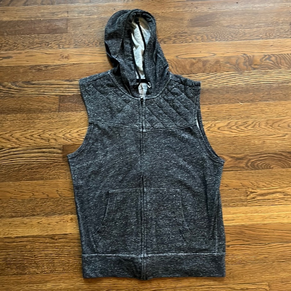 American rag 100% cotton hooded vest